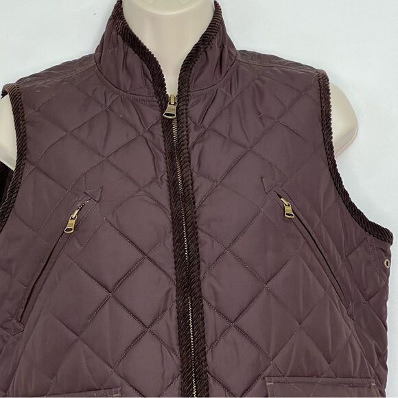 Lauren Jeans Company Brown Quilted Vest - Picture 2 of 16